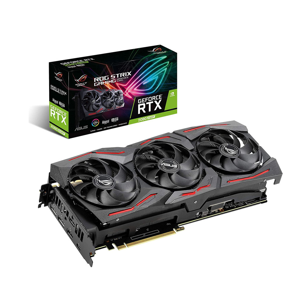 Asus ROG-STRIX-RTX2080S-A8G-GAMING ROG Strix GeForce RTX 2080 Super 8G GDDR6 HDMI USB Type-C Gaming Graphics Card