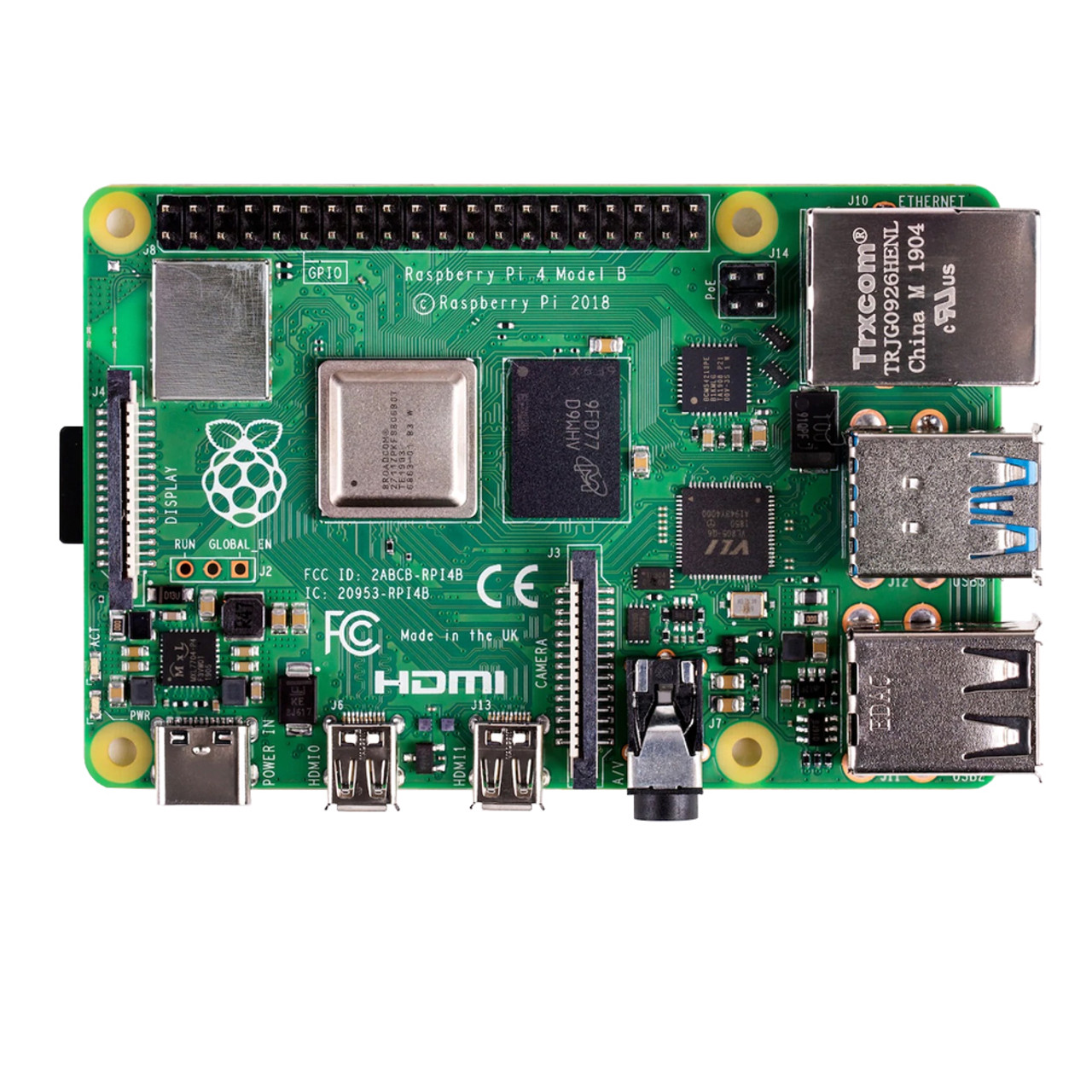 Raspberry Pi C1325-8GB 4 Model B Quad Core 64 Bit WiFi Bluetooth (8GB)