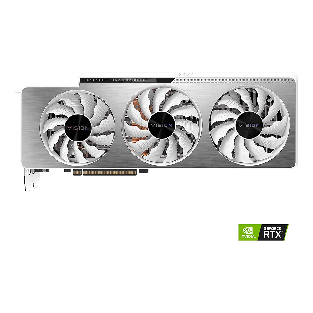 Gigabyte GV-N3080VISION OC-10GD GeForce RTX 3080 Vision OC 10G Graphics Card, 3X WINDFORCE Fans, 10GB 320-bit GDDR6X (Limited supply, All sales are final)