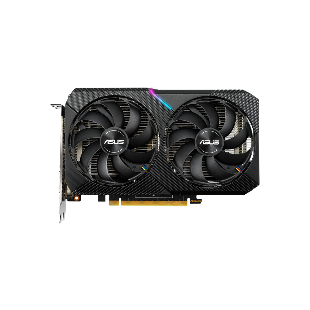 Asus DUAL-RTX2060-O6G-MINI Dual NVIDIA GeForce RTX 2060 Mini Gaming Graphics Card (PCIe 3.0, 6GB GDDR6 Memory, HDMI, DisplayPort, DVI-D, for Intel NUC 9 Extreme Kit, Intel NUC 9 Pro Kit, and Small Chassis)