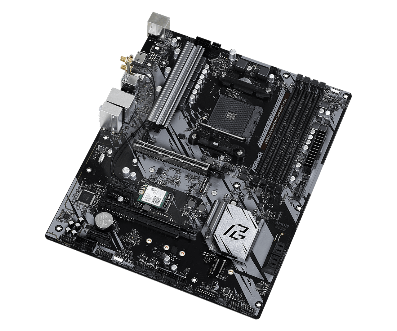 ASRock B550 PHANTOM GAMING 4/AC Supports AMD AM4 Processors Motherboard