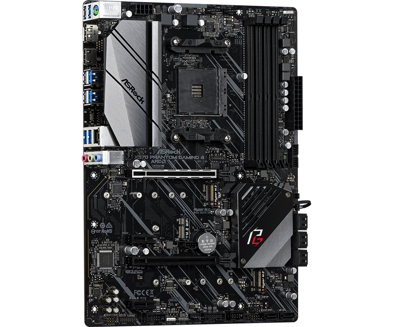 ASRock X570 PHANTOM GAMING 4 AM4/USB3.2/HDMI/RJ45 Motherboard