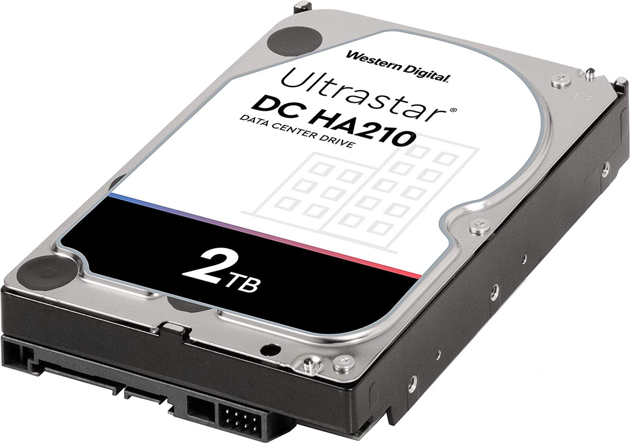 WD HUS722T2TALA604 2TB Ultrastar DC HA200 SATA HDD - 7200 RPM Class, SATA 6 Gb/s, 128MB Cache, 3.5"