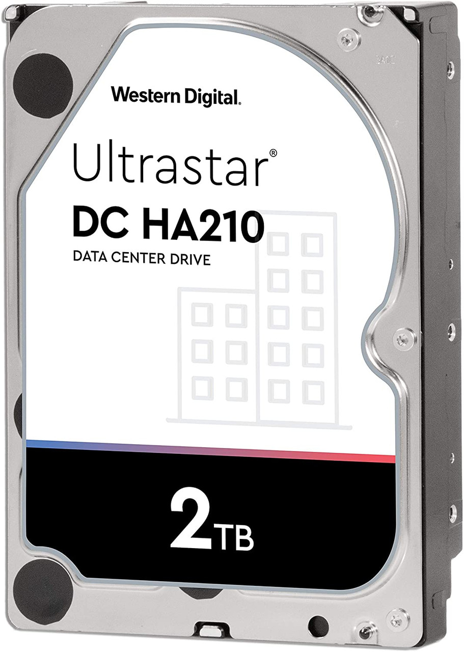 WD HUS722T2TALA604 2TB Ultrastar DC HA200 SATA HDD - 7200 RPM Class, SATA 6 Gb/s, 128MB Cache, 3.5"