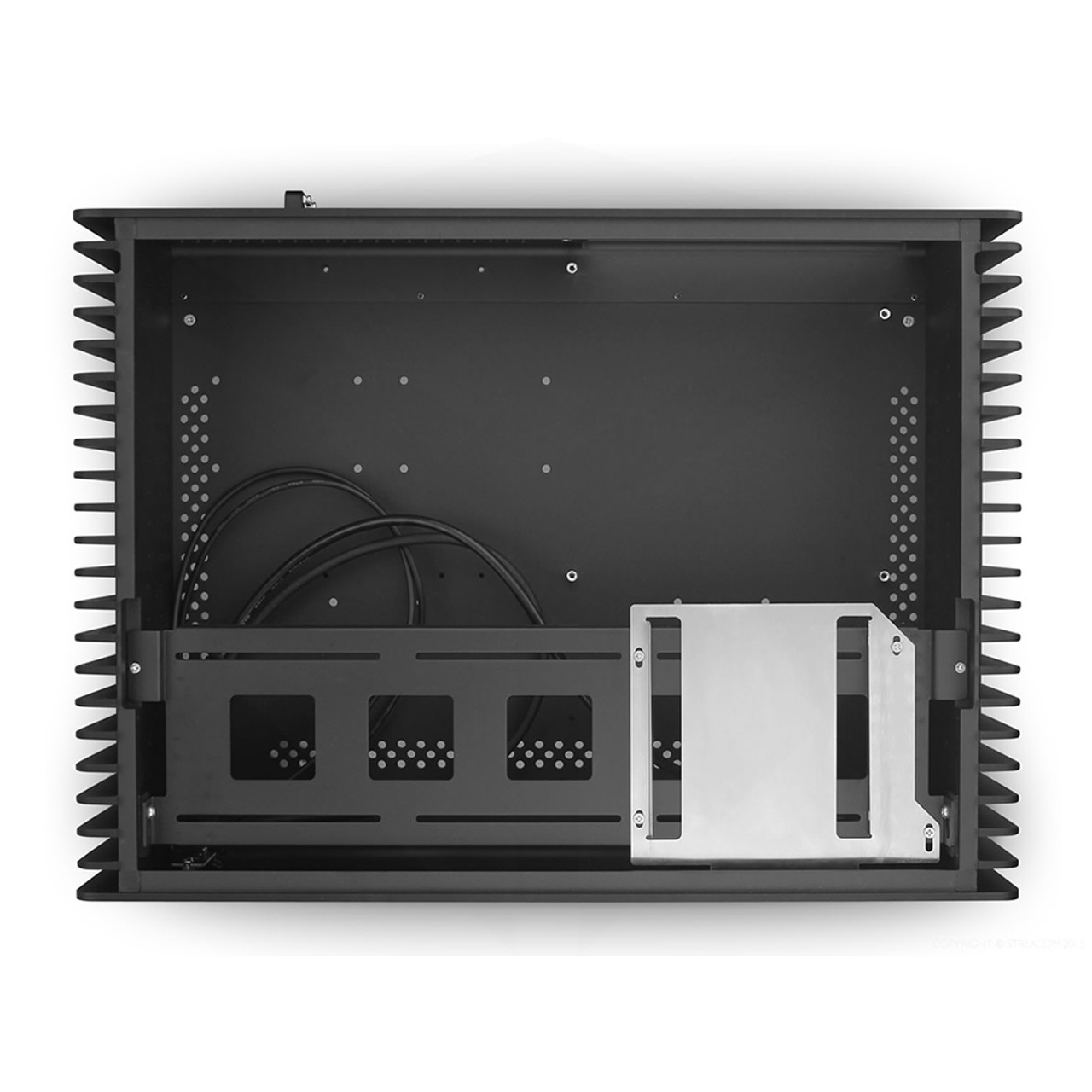 Streacom ST-FC10B ALPHA OPT FC10 ALPHA Fanless Chassis Black, Extruded Aluminium , with Optical slot