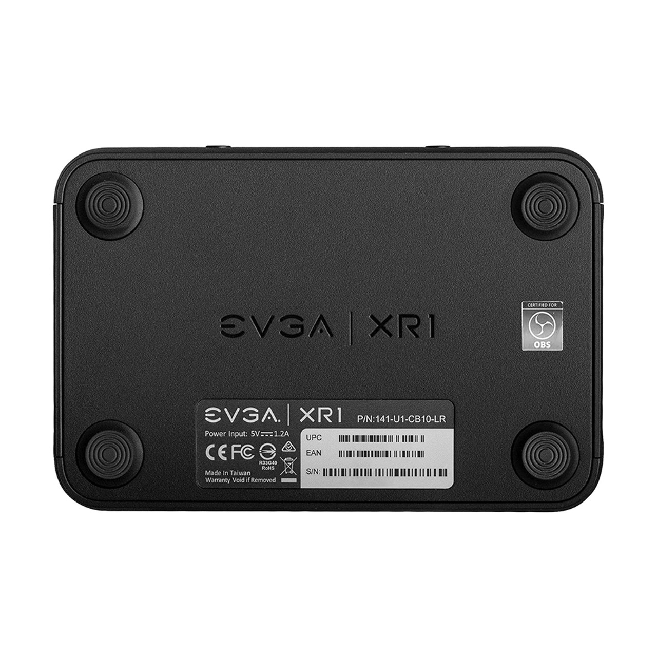 EVGA 141-U1-CB10-LR XR1 Capture Device, Certified for OBS, USB 3.0, 4K Pass Through, ARGB, Audio Mixer, PC, PS5, PS4, Xbox Series X and S, Xbox One, Nintendo Switch