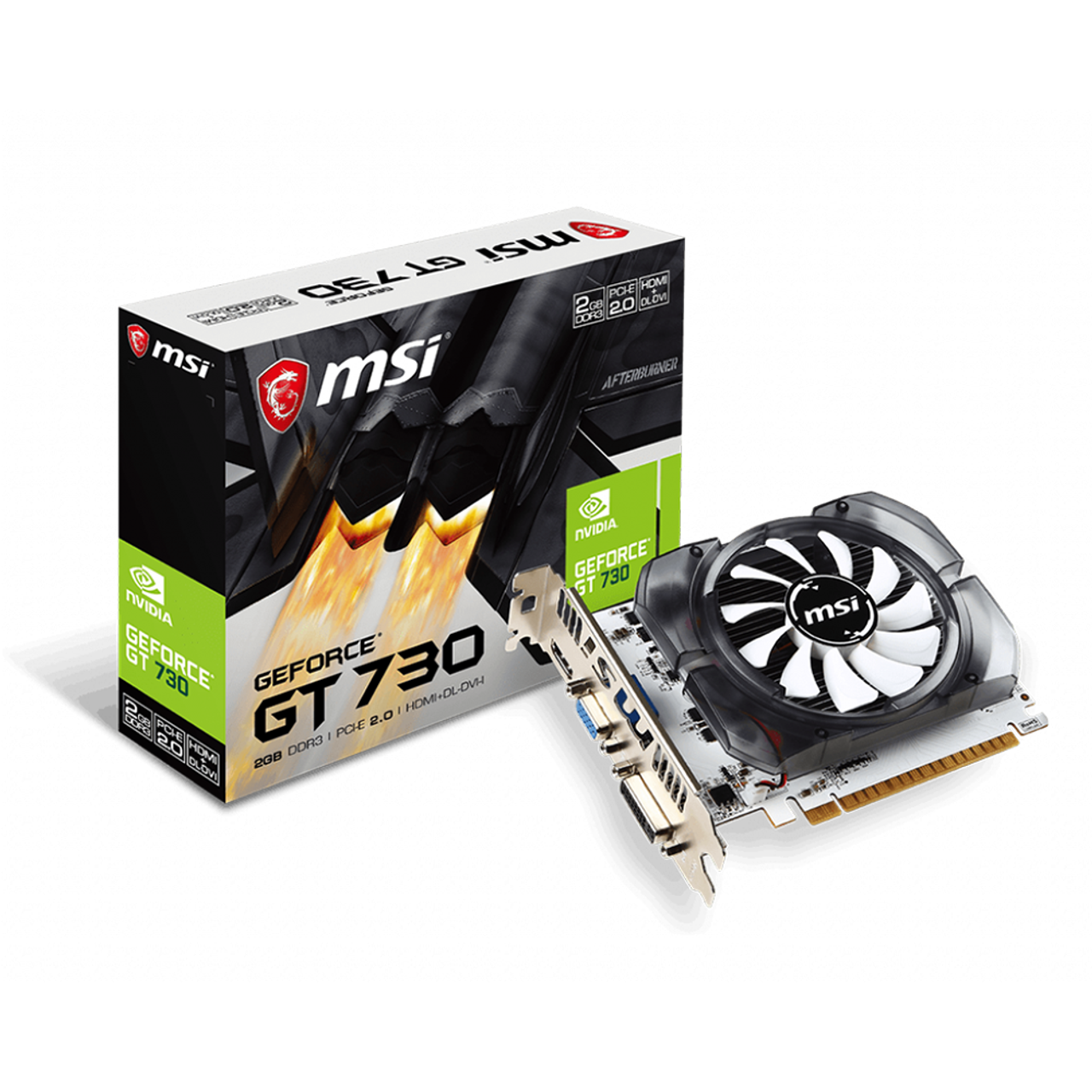 MSI GeForce GT 730 Fermi DDR3 128-bit 2GB DirectX 12 N730-2GD3V3