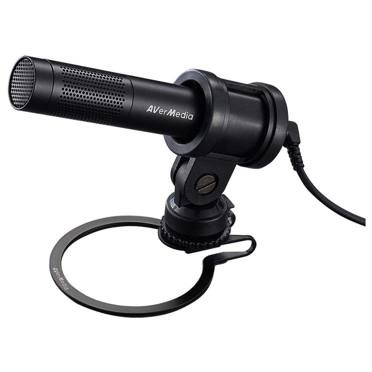 AVerMedia AM133 Live Streamer Mic, 3.5mm Unidirectional Shotgun Microphone, for DSLR, Mobile, Vlog, Streaming, Podcasting