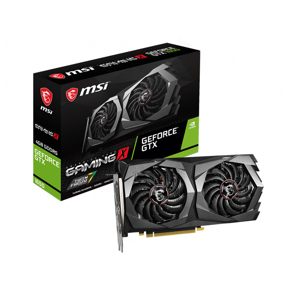 MSI GeForce GTX 1650 GAMING 4G 4GB 128 Bit GDDR5 PCI-E 3.0 x16 Graphics Card (Limited supply, All sales are final)