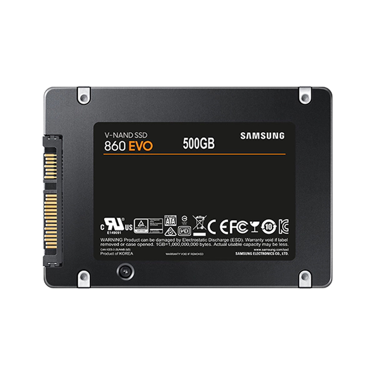 Samsung MZ-76E500E 860 EVO 500GB 2.5-Inch SATA III Internal SSD 5 Year Warranty - White Box
