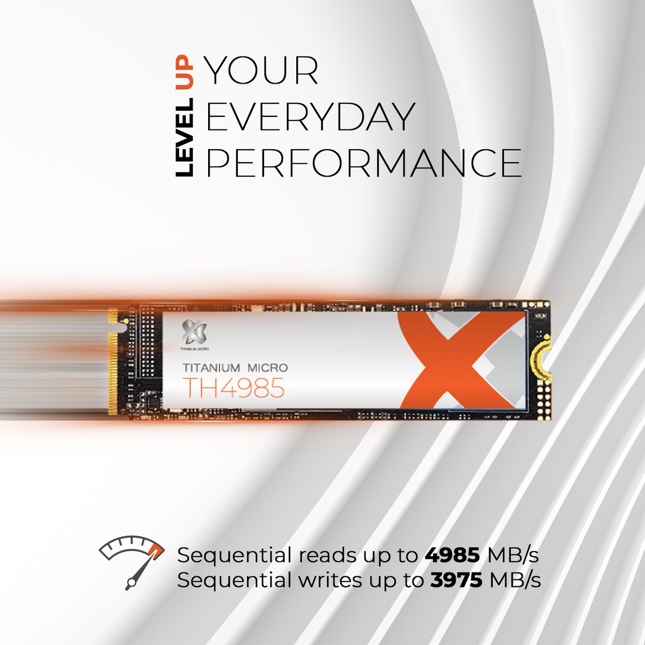 Titanium Micro TH4985 4TB PCIe NVME 4.0 Gen 4 M.2 2280 Internal SSD