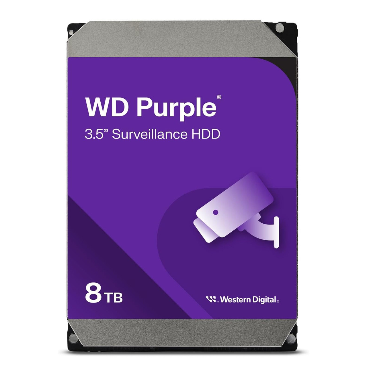 WD Purple 8TB Surveillance Hard Drive SATA 5640RPM 128MB CMR 3.5-Inch Internal HDD WD84PURZ