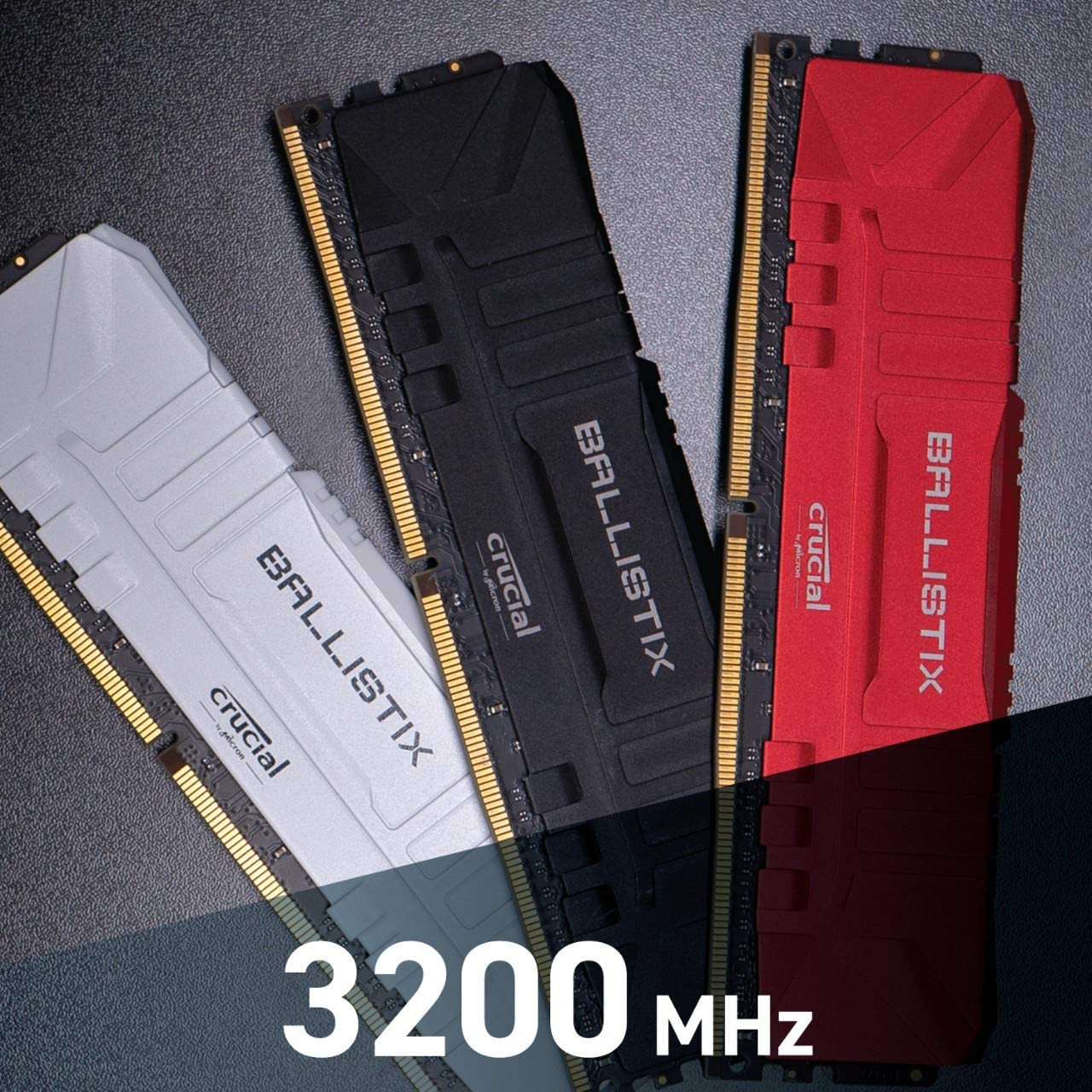 Crucial Ballistix 3200 MHz DDR4 DRAM 16GB (8GB x 2) CL16 Desktop Gaming  Memory