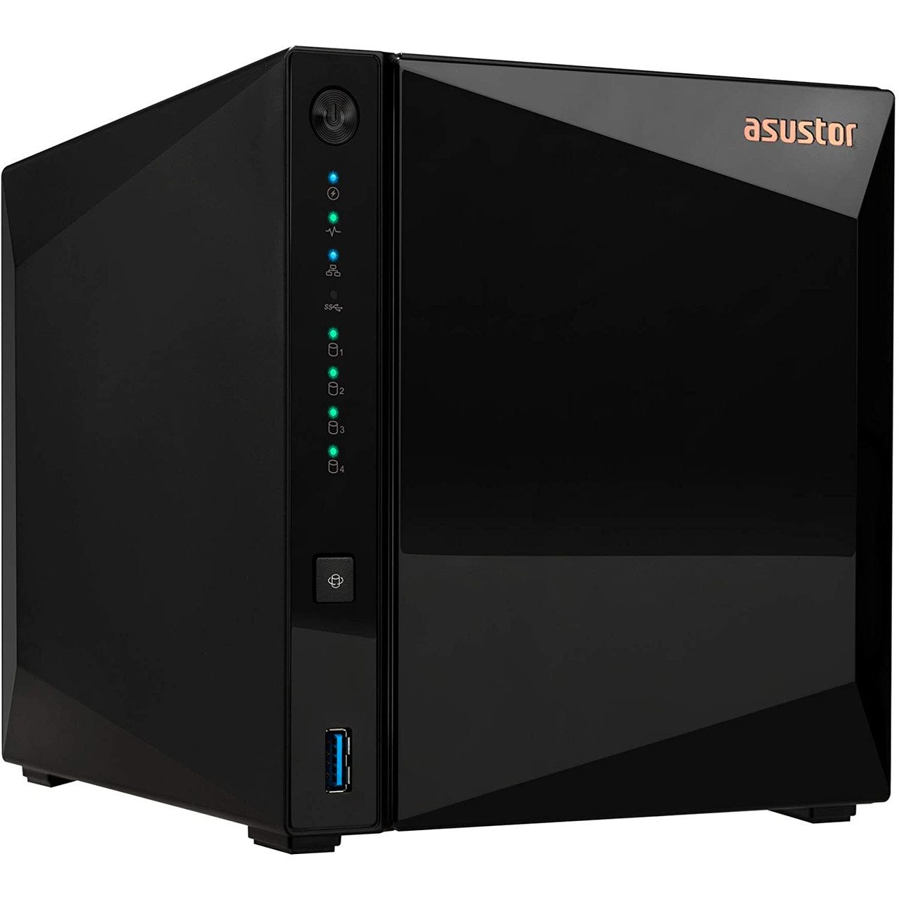 Asustor AS3304T Drivestor 4 Pro Network Attached Storage,1.4GHz Quad Core,2.5GbE Port, 2GB RAM DDR4 (4 Bay Diskless NAS)