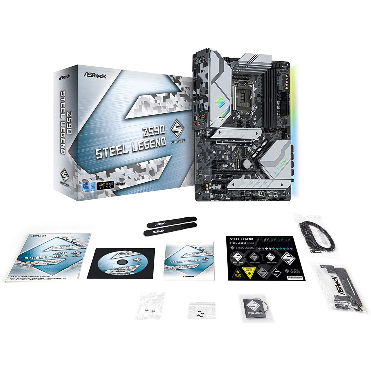 ASRock Z590 STEEL LEGEND Compatible with Intel 10th and 11th