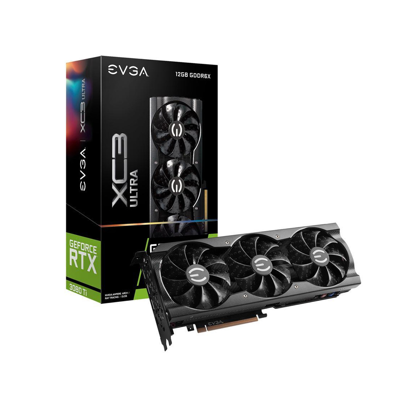 EVGA RTX 3080 Ti XC3 ULTRA GAMING Video Card,12GB GDDR6X, iCX3 Cooling, ARGB LED, Metal Backplate 12G-P5-3955-KR