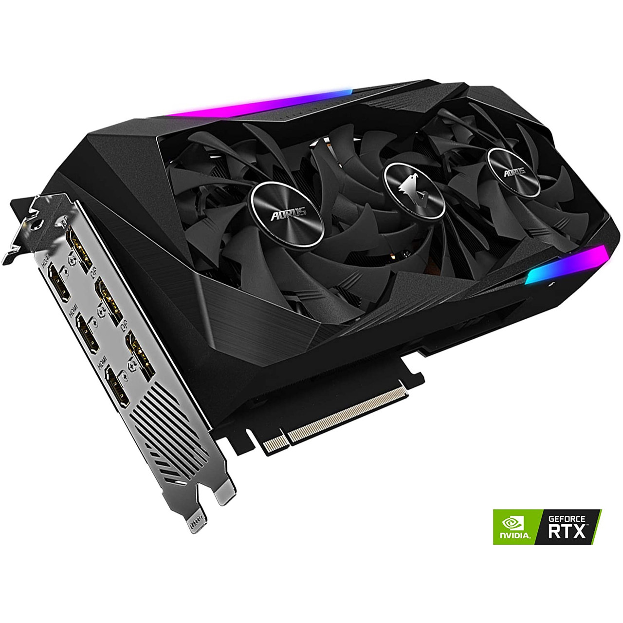 Gigabyte  AORUS GeForce RTX 3060 Ti Master 8G Graphics Card GV-N306TAORUS M-8GD MAX-Covered Cooling, 8GB 256-bit GDDR6