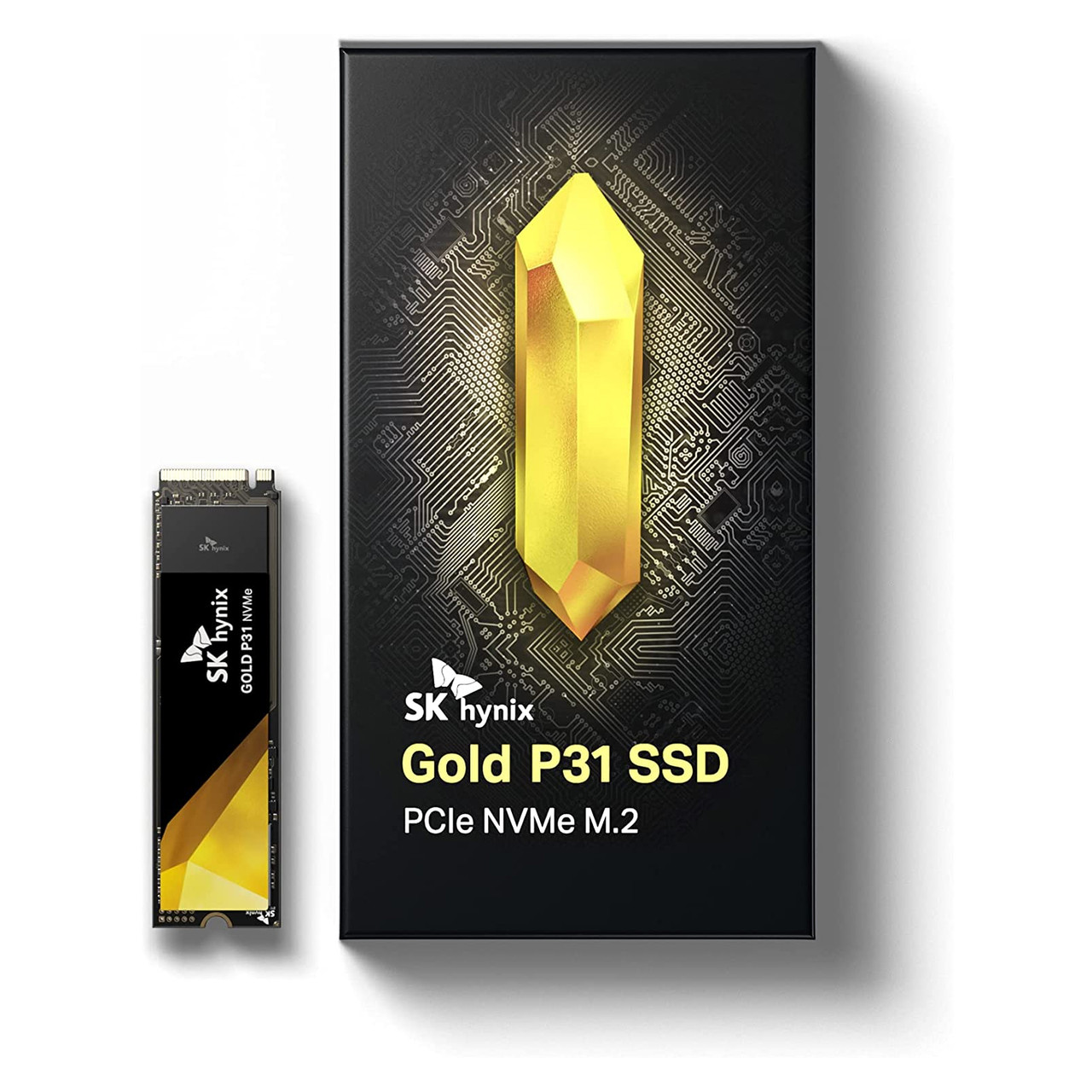 SK Hynix Gold P31 500GB PCIe NVMe Gen3 M.2 2280 Internal SSD, Up to 3500MB/S,Internal Solid State Drive (HFS500GDE9X)