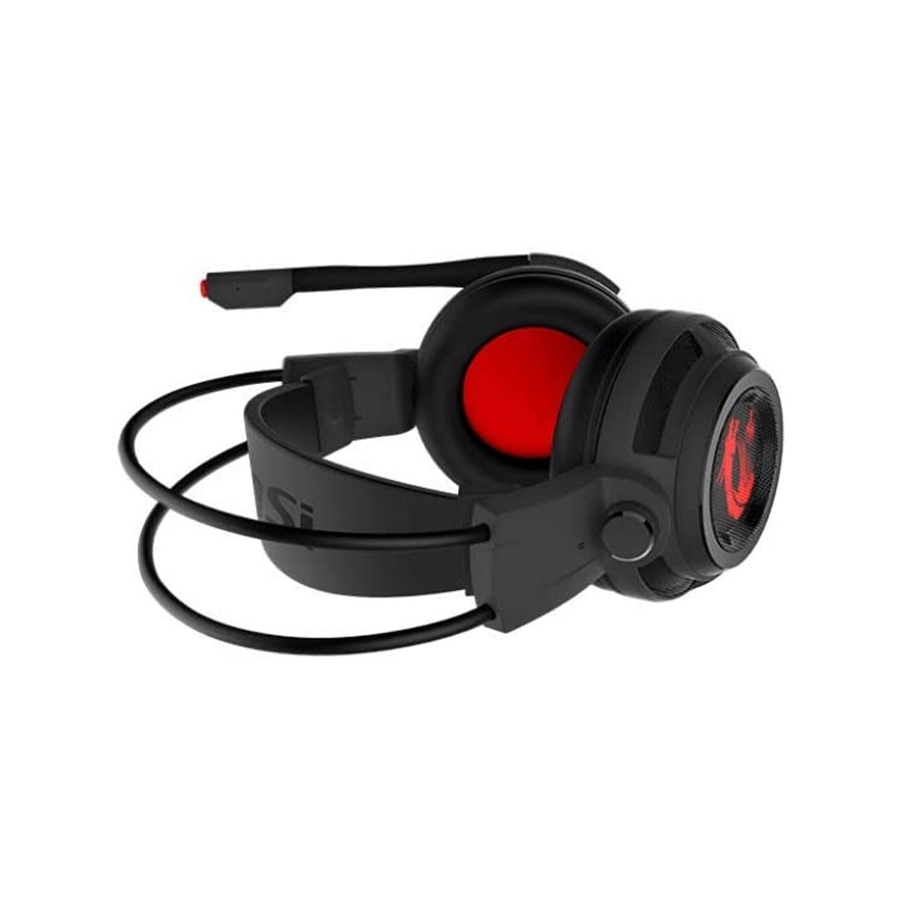 MSI DS 502 Gaming Headset with Microphone, Enhanced Virtual 7.1 Surround Sound, Intelligent Vibration System