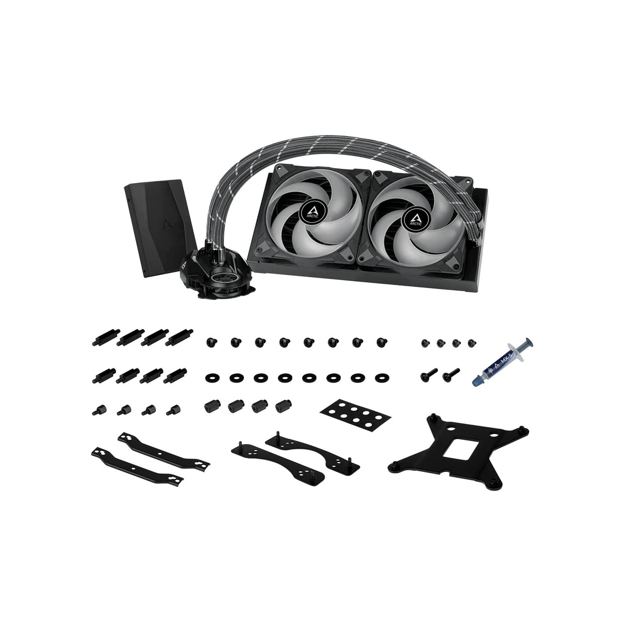 ARCTIC ?ÄLiquid Freezer II 280 RGB (Incl. Controller) CPU AIO Water Cooler  - Multi-Compatible All-in-one  ACFRE00107A