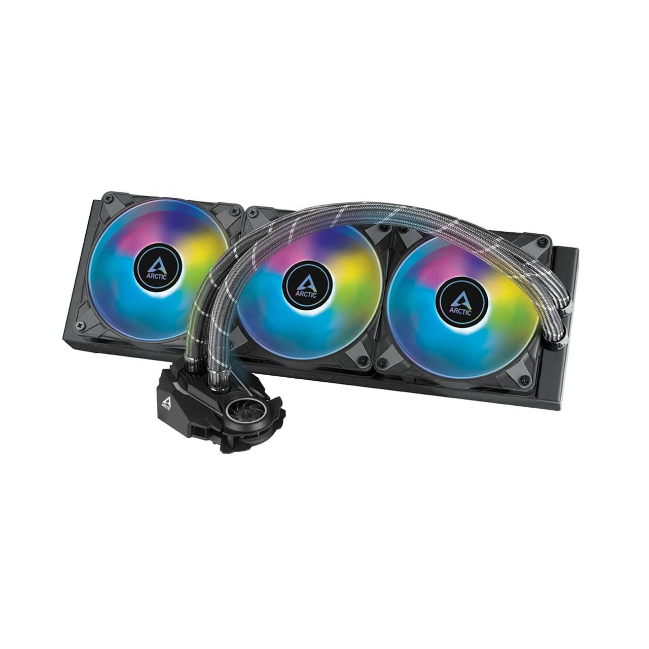 ARCTIC Liquid Freezer II 360 A-RGB - Multi-Compatible All-in-one A-RGB CPU AIO Water Cooler, Black ACFRE00101A