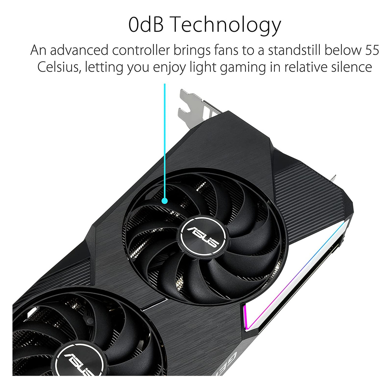 ASUS Dual GeForce RTX 3060 Ti V2 OC Gaming Graphics Card