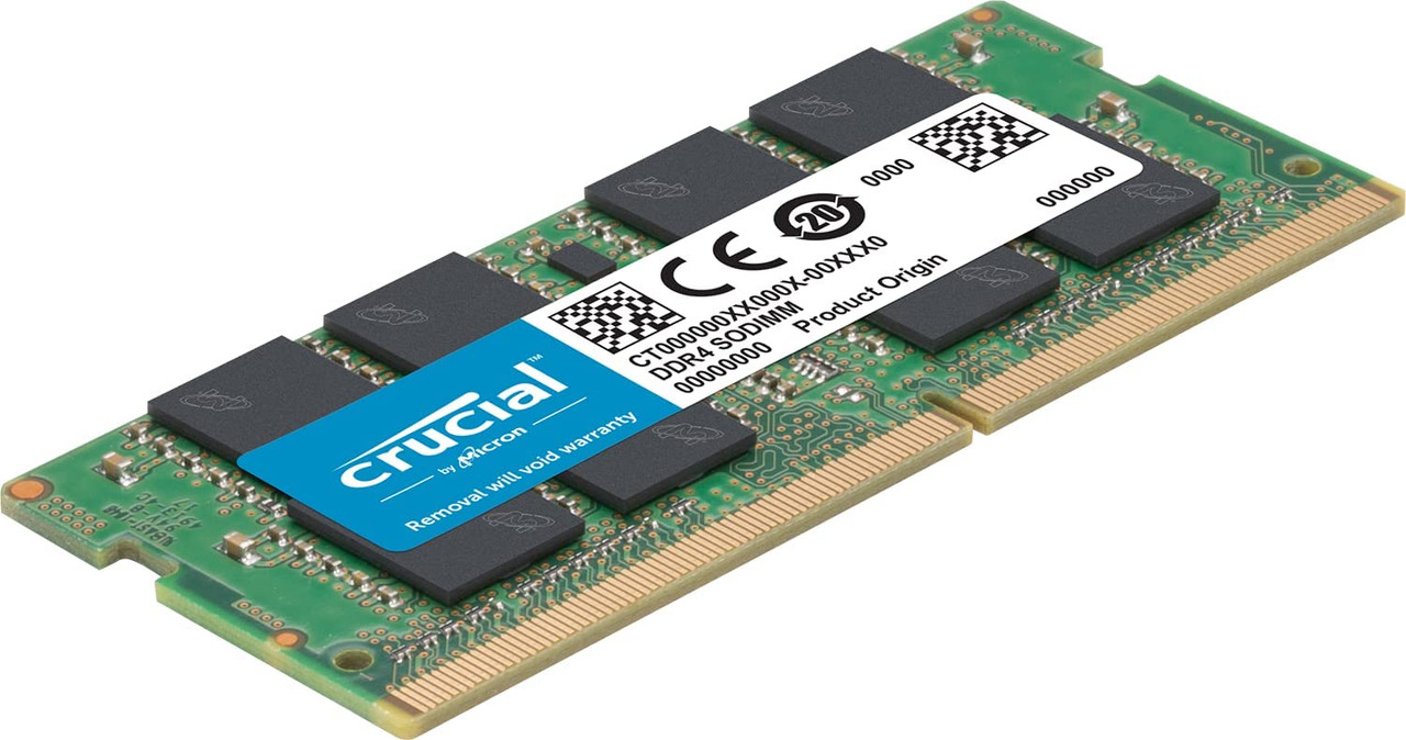 Crucial 16GB Laptop Memory DDR4 2666 MHz CL19 SODIMM Non-ECC RAM CT16G4SFRA266