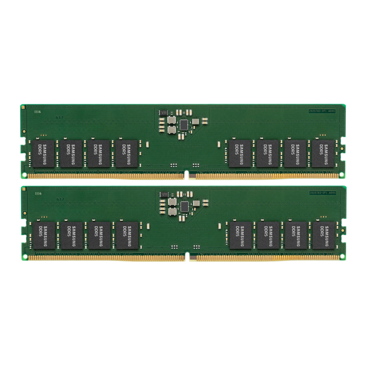 Samsung M323R2GA3BB0-CQK Dual RAM DDR5 4800MHz 32GB (2 x 16GB) 1Rx8  PC5-38400R U-DIMM OEM NON-ECC Desktop Memory