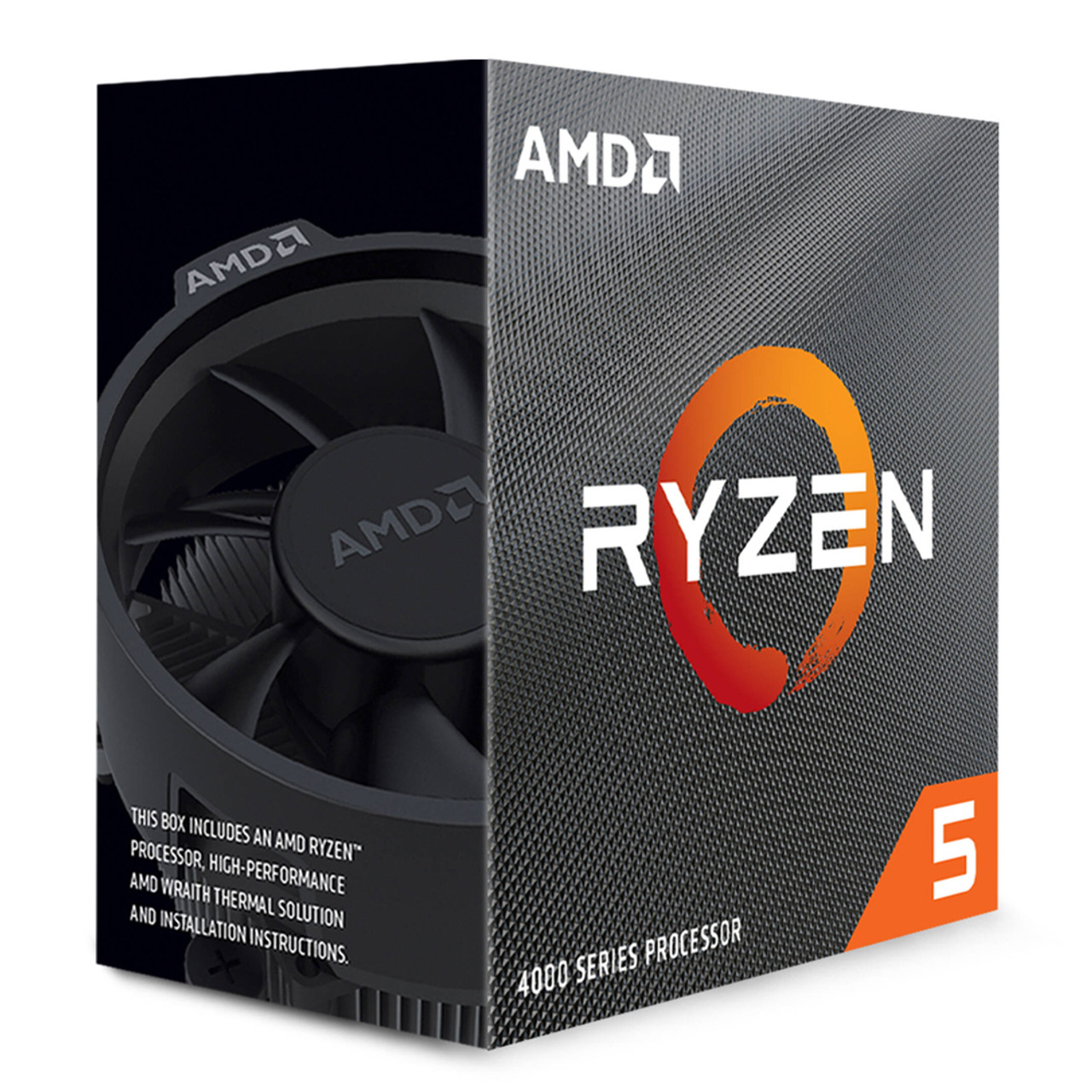 AMD Ryzen 5 4500 Processor (Zen 2) 6-Core 3.6GHz AM4 65W w/ Wraith Stealth  Cooler Desktop CPU 100-100000644BOX