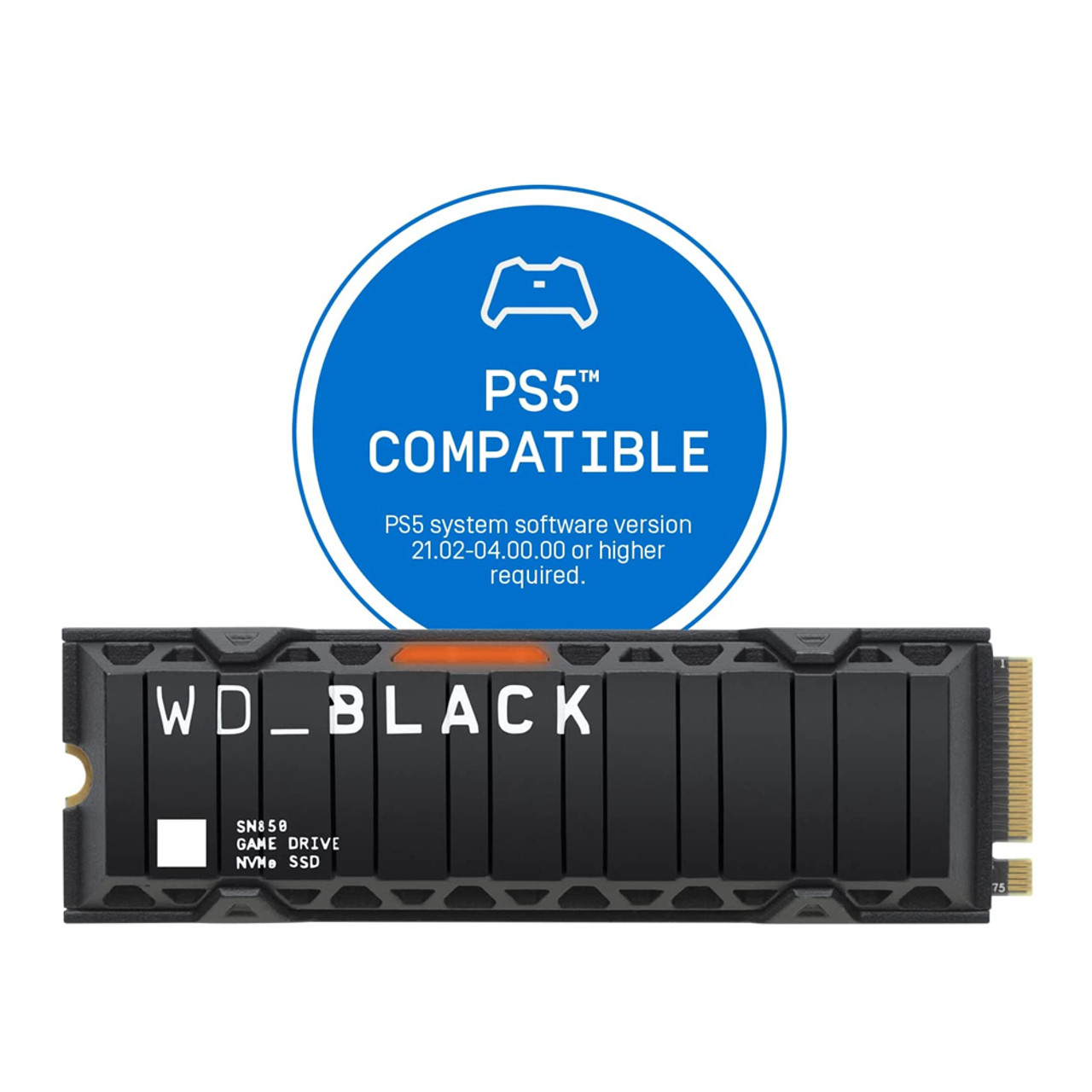 WD BLACK 1TB SN850 NVMe Internal Gaming SSD Solid State Drive with Heatsink ,Gen4 PCIe,M.2 WDS100T1XHE 