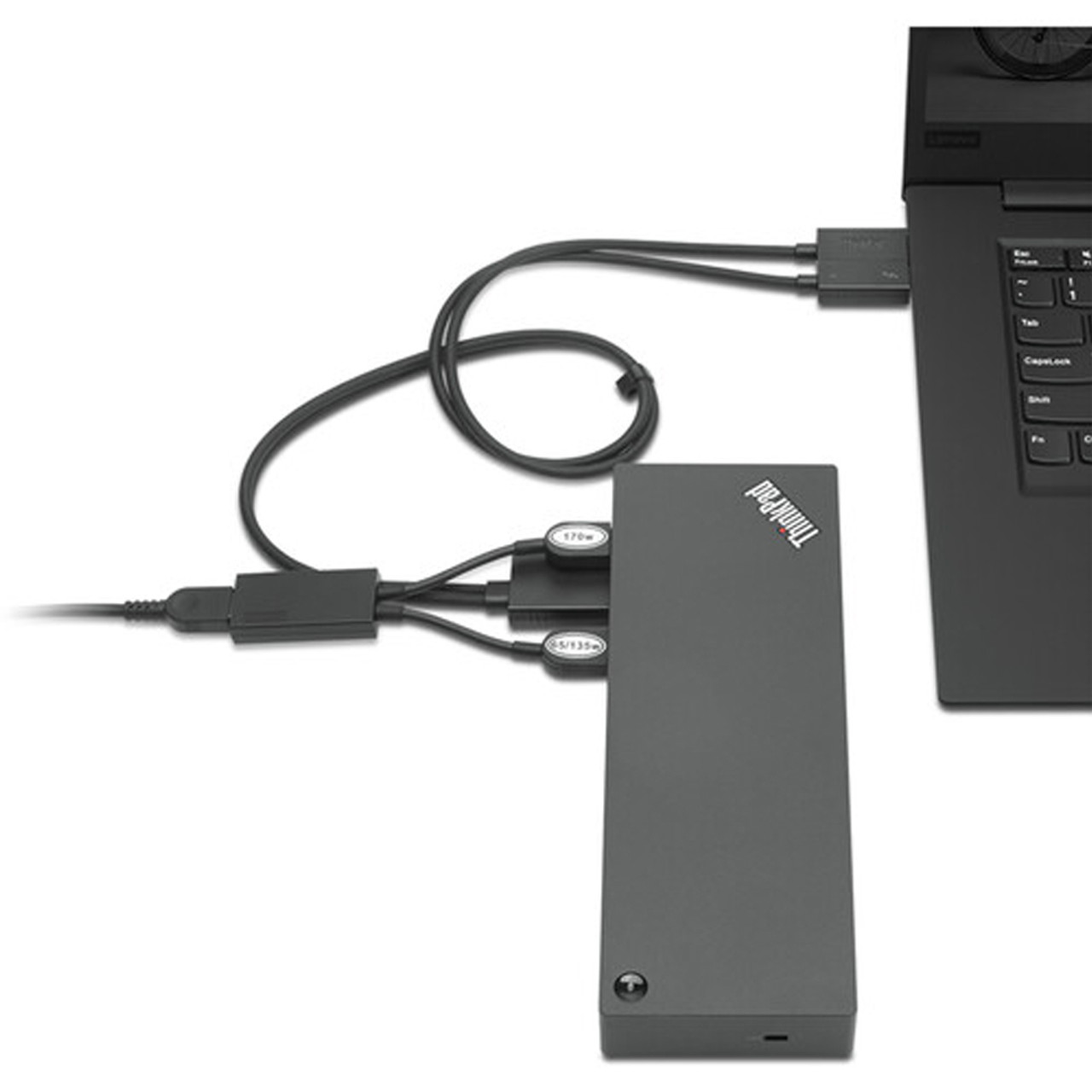 Lenovo 40ANY230US ThinkPad Thunderbolt 3 Workstation Dock Gen 2, Black 