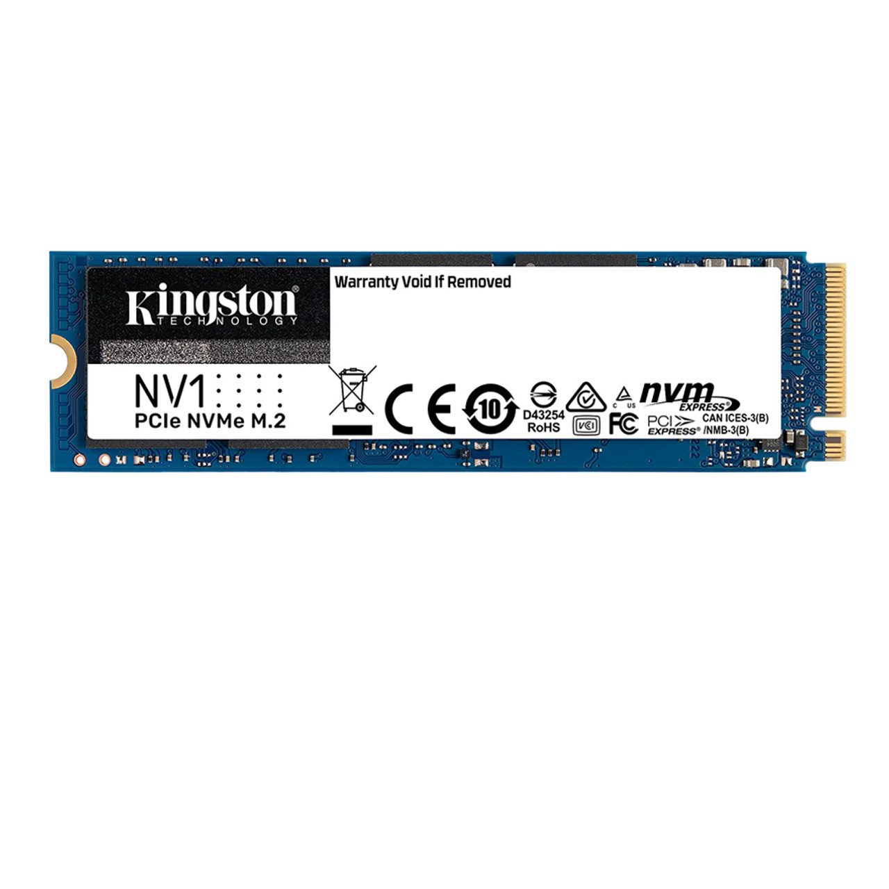 Kingston SNVS/1000G NV1 1TB M.2 2280 NVMe PCIe Internal SSD Up to 2100 MB/s