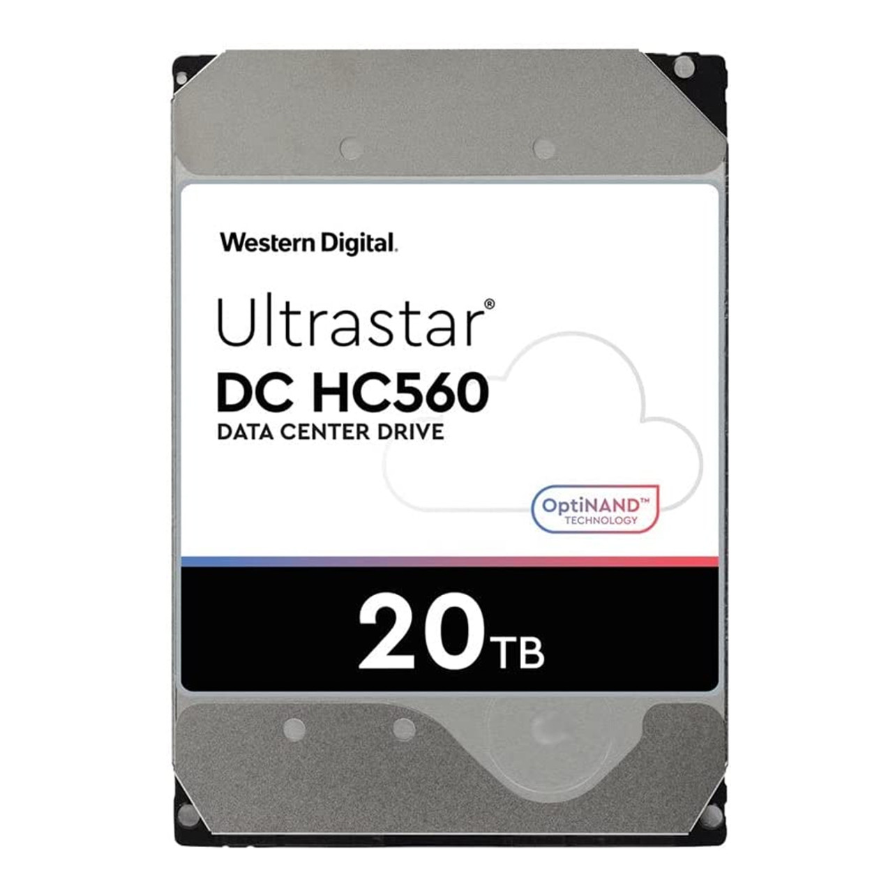 WD WUH722020ALE6L4 Ultrastar DC HC560 0F38755 20TB 512MB Cache 7200RPM SATA 6.0Gb/s 512E SE NP3 3.5" Internal Hard Drive