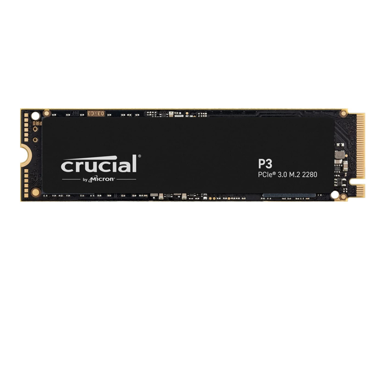 Crucial CT500P3SSD8 P3 500GB PCIe 3.0 3D NAND NVMe M.2 SSD, up to 3500MB/s Internal Solid State Drive