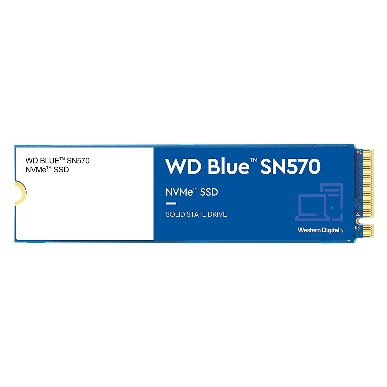 Western Digital 1TB WD Blue SA510 SATA Internal Solid State Drive SSD - SATA III 6 Gb/s, M.2 2280, Up to 3500 MB/s - WDS100T3B0B