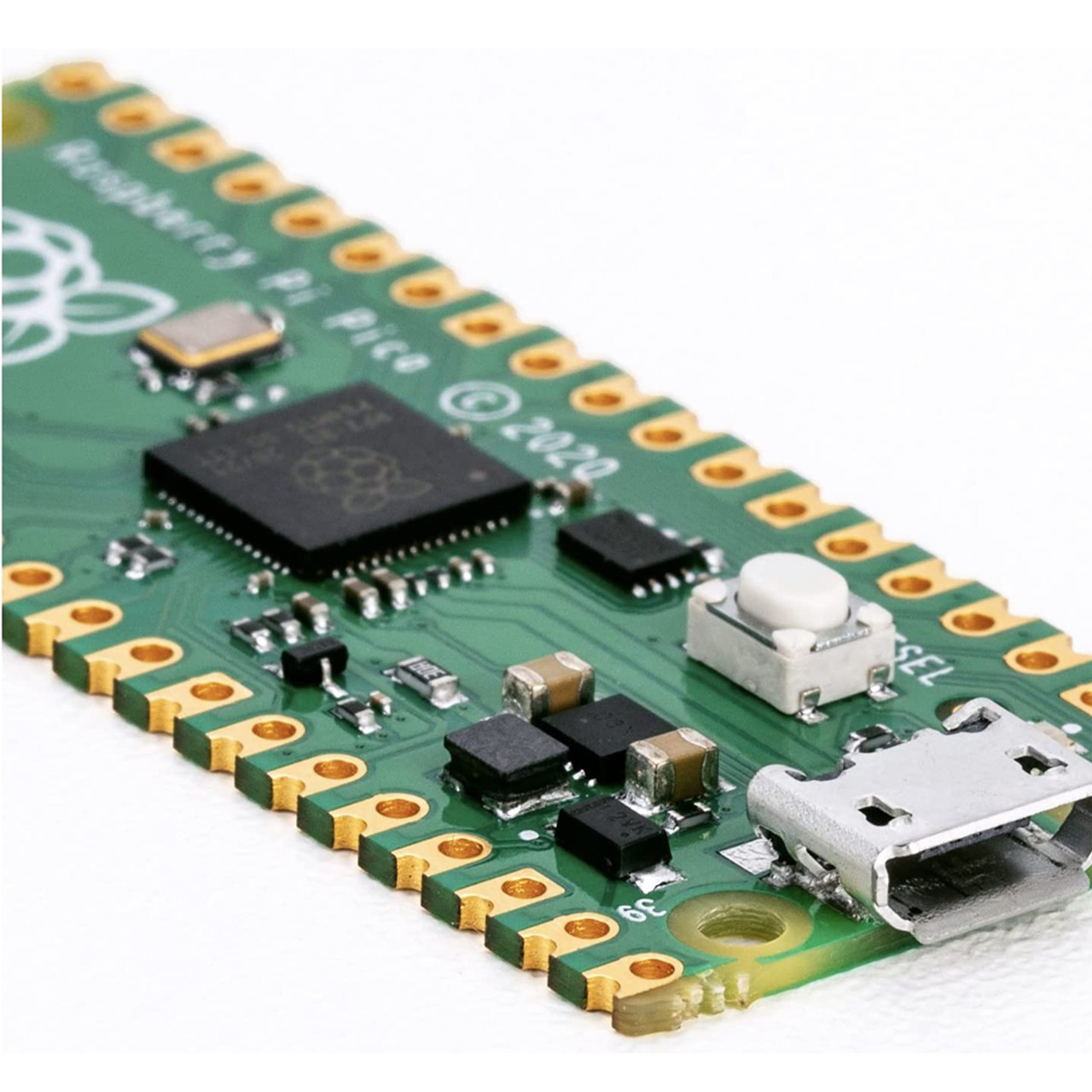 Raspberry Pi Pico 22AJ1097, Microcontroller Board, RP2040, 32 bit, 2MB Flash (Pack of 3)