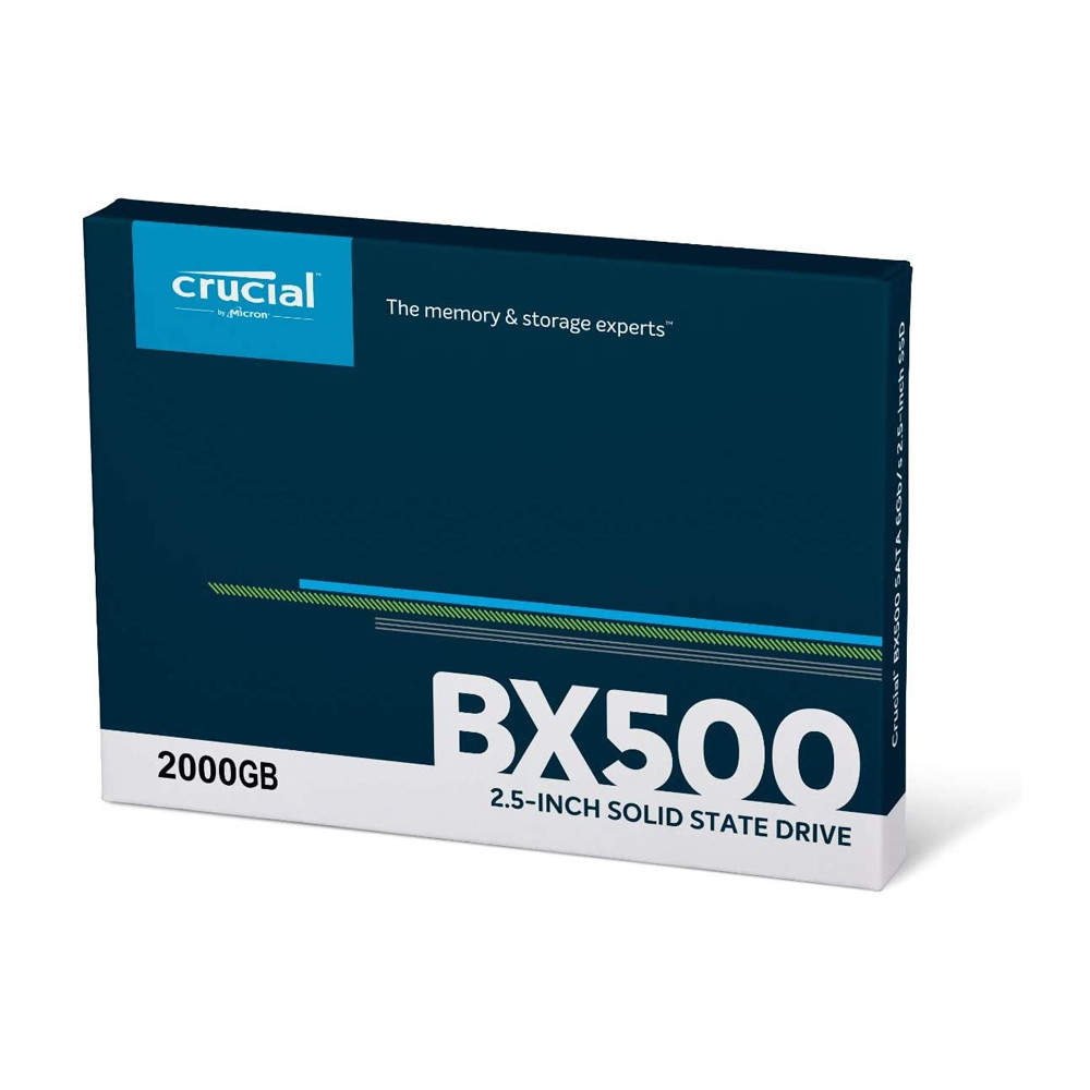 Crucial CT2000BX500SSD1 BX500 2TB 3D NAND SATA 2.5-Inch Internal SSD