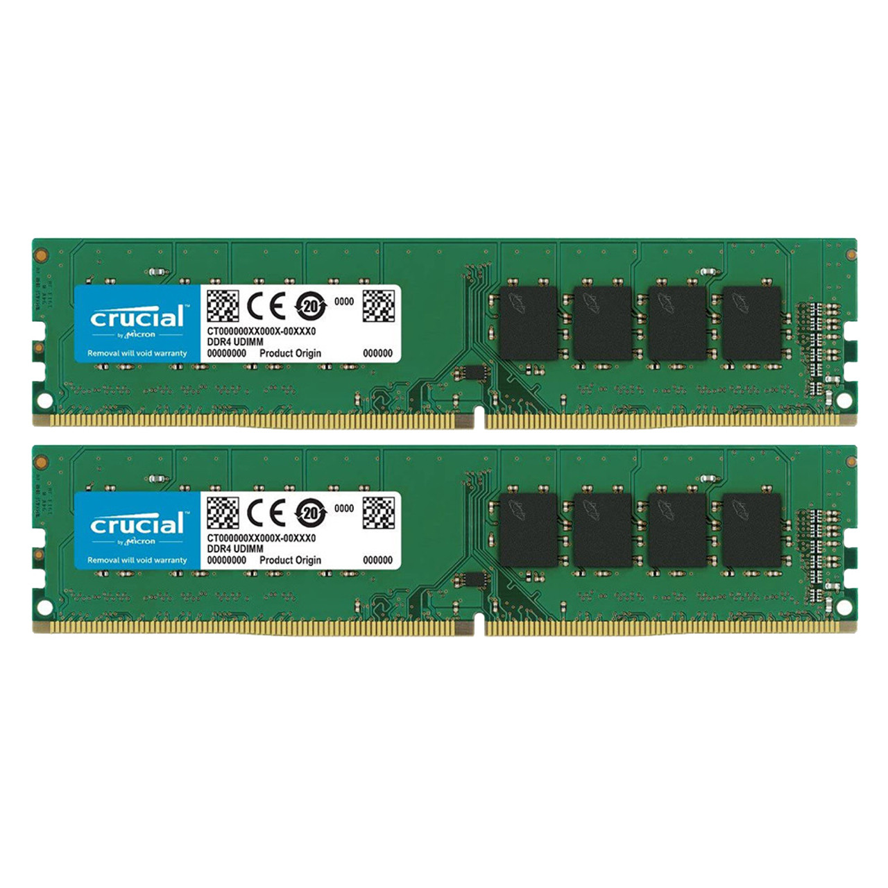 Crucial CT2K32G4DFD8266 RAM 64GB Kit (2x32GB) DDR4 2666 MHz CL19 UDIMM Desktop Memory