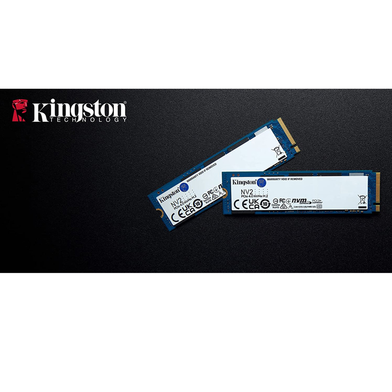 Kingston SNV2S/500G NV2 500G M.2 2280 NVMe, PCIe 4.0 Gen 4x4, Up to 3500 MB/s Internal SSD