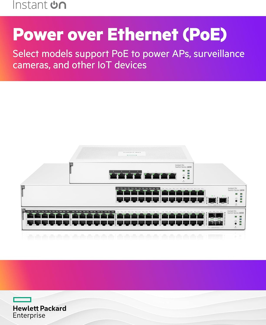 High-performance design ensures that the JL815A#ABA delivers reliable and stable connectivity for businesses with growing networking demands.
