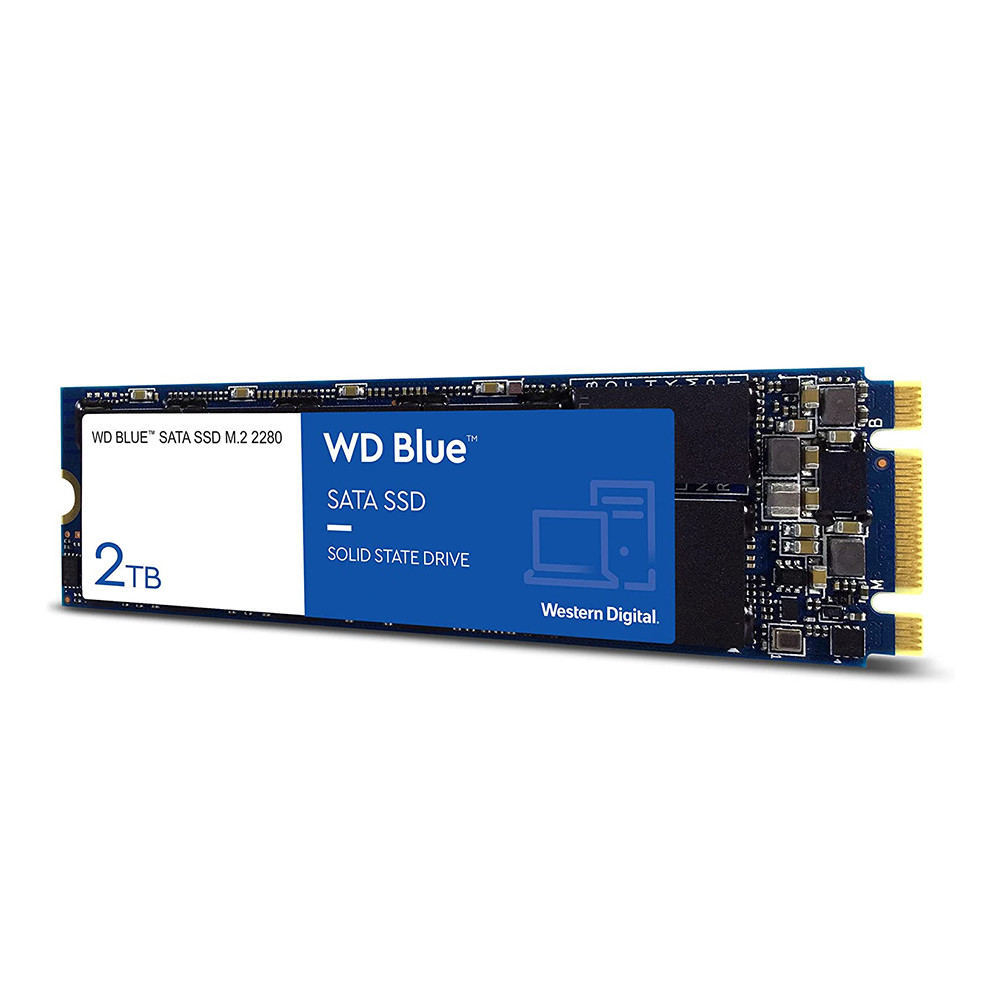 WD Blue 3D NAND 2TB Internal SSD - SATA III 6Gb/s M.2 2280 Solid State Drive - WDS200T2B0B