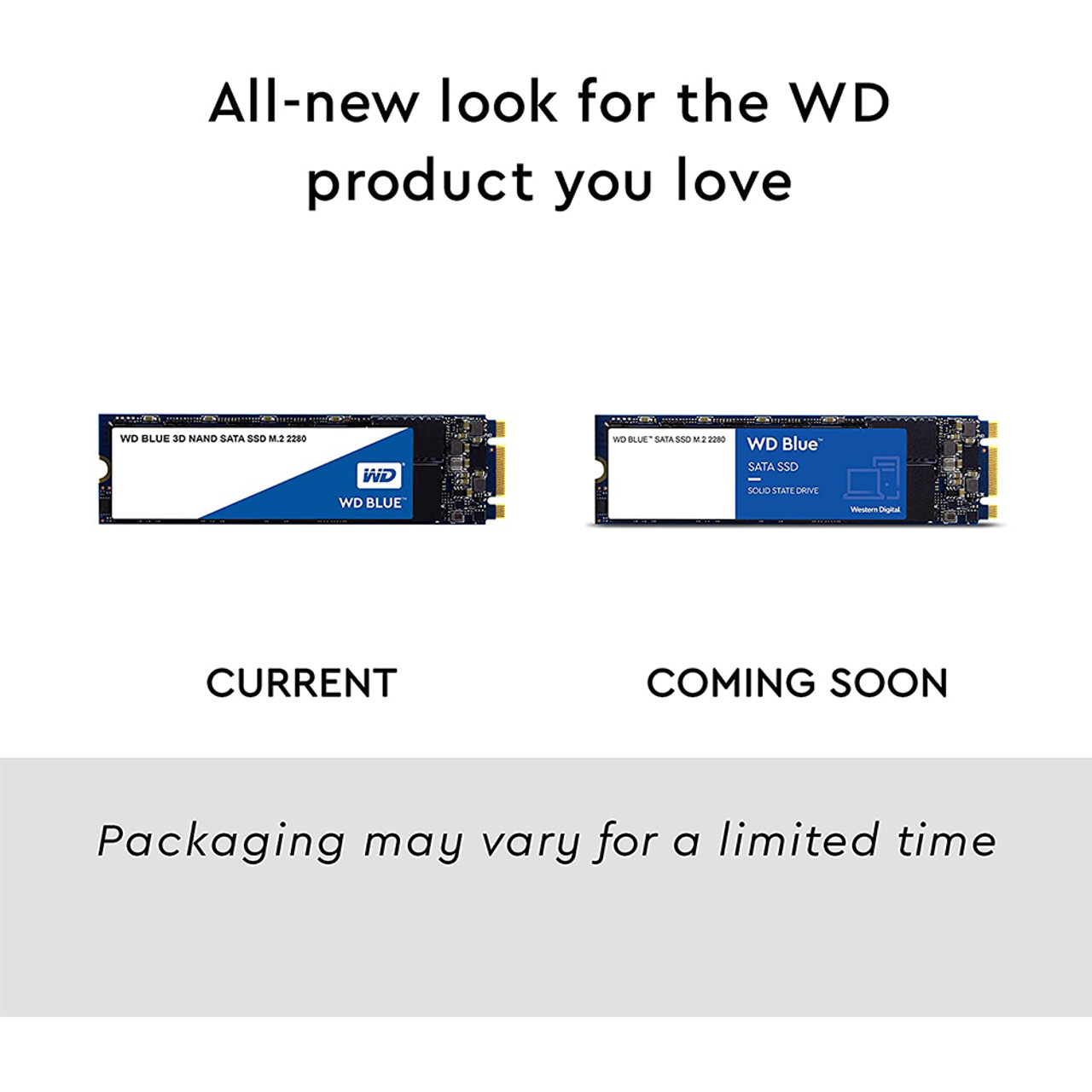 Disque SSD SATA WD Blue 3D NAND WDS200T2B0B - SSD - 2 To - interne - M.2  2280 - SATA 6Gb/s - Disques durs internes - Achat & prix