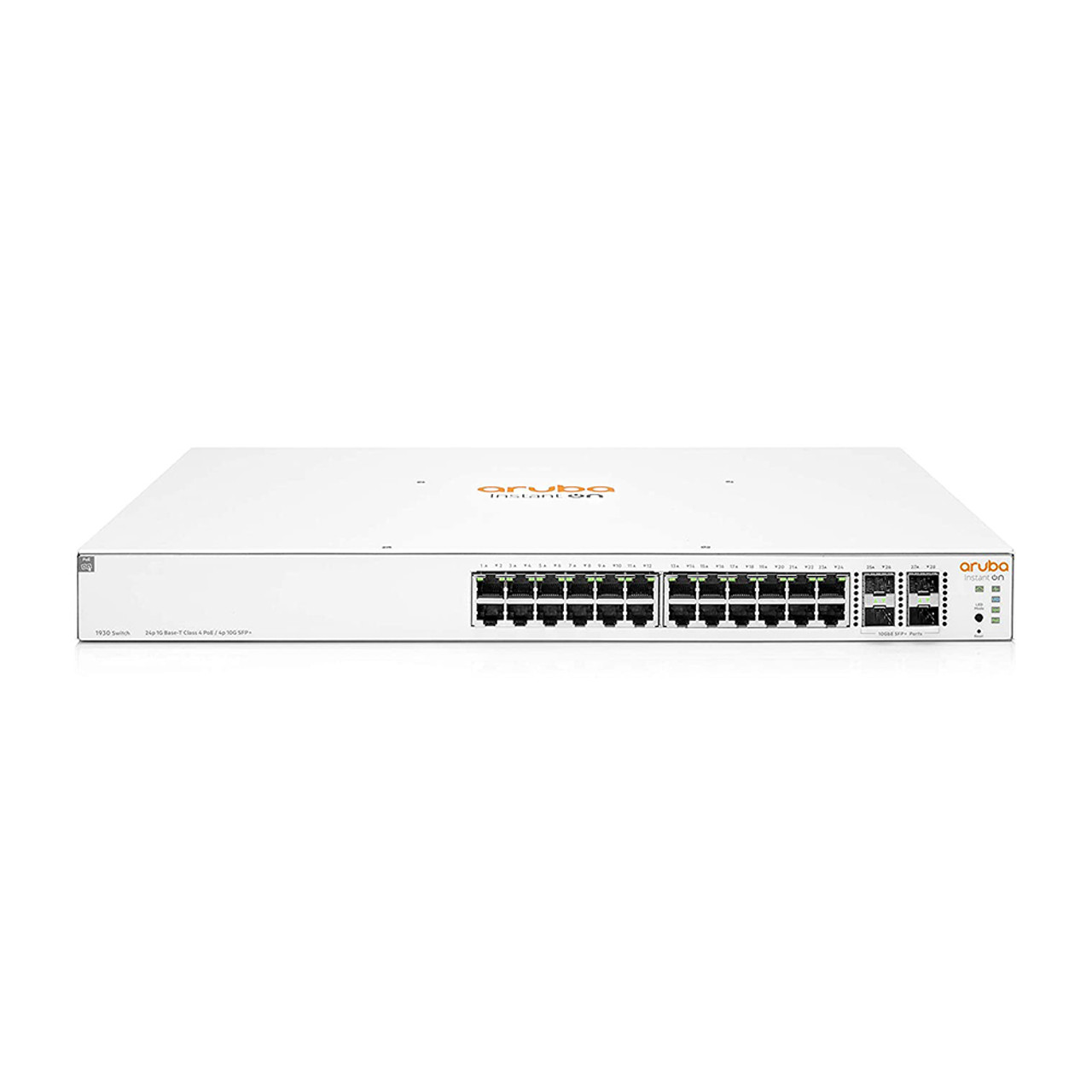 HPE Networking Instant On 1930 24-Port Gb Ethernet 24xGE PoE (195W), 4X 1G/10G SFP+, L2+ Smart Switch US Cord | JL683A#ABA