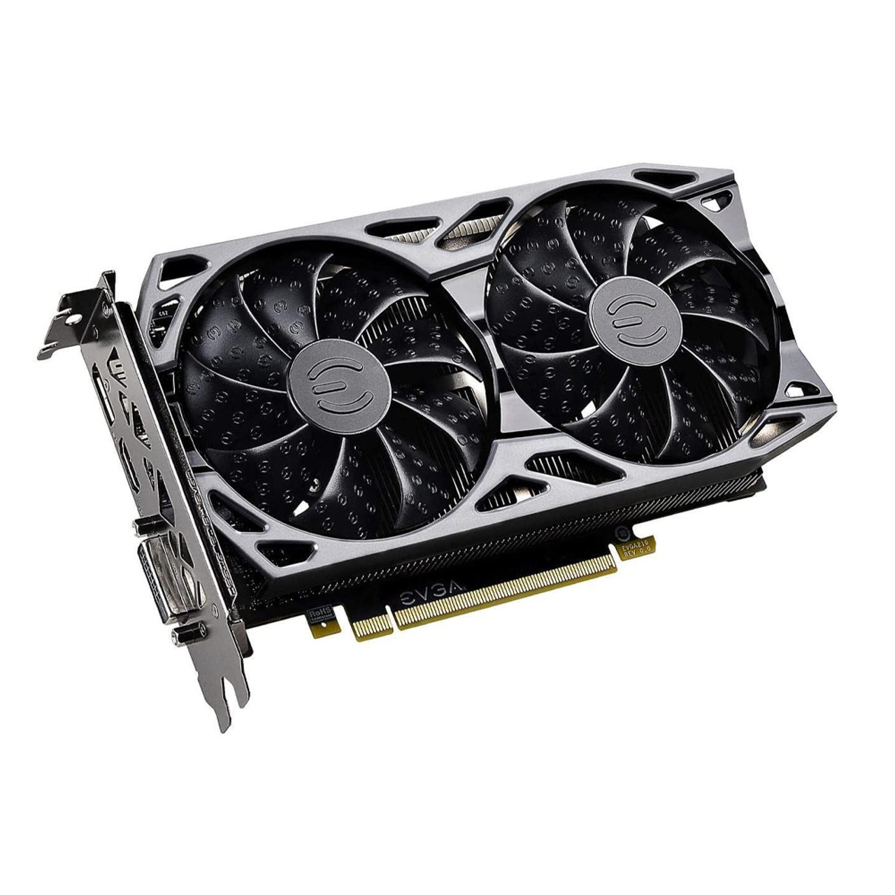 EVGA 06G-P4-1066-KR GeForce GTX 1660 Super SC Ultra Black Gaming Video Card, 6GB GDDR6, Dual Fan, Metal Backplate