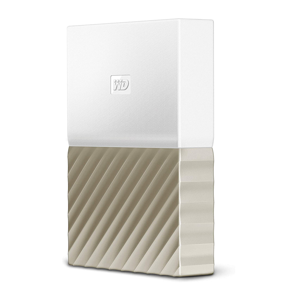 WD WDBFKT0030BGD-WESN 3TB White-Gold My Passport Ultra Portable External Hard Drive - USB 3.0 (Old Generation)