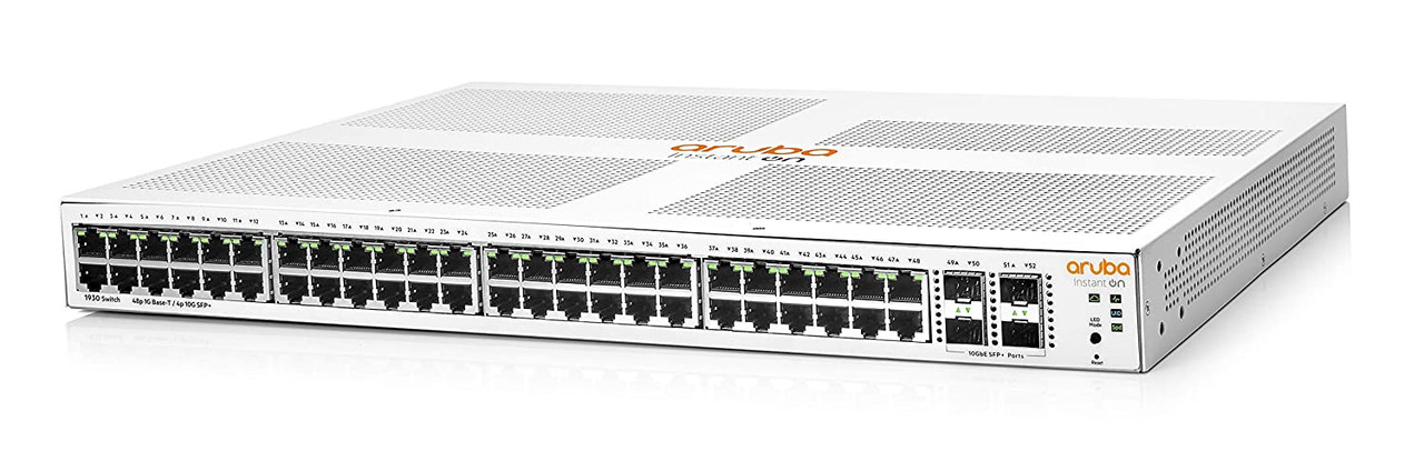 HPE Networking Instant On 1930 48-Port Gb Ethernet 48xGE, 4X 1G/10G SFP+, L2+ Smart Switch US Cord | JL685A#ABA