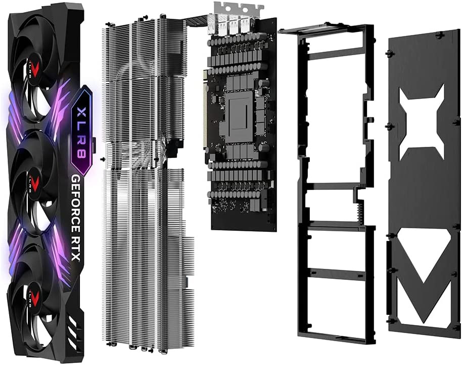 PNY VCG409024TFXXPB1 GeForce RTX 4090 24GB XLR8 Gaming VERTO EPIC-X RGB Triple Fan Graphics Card DLSS 3