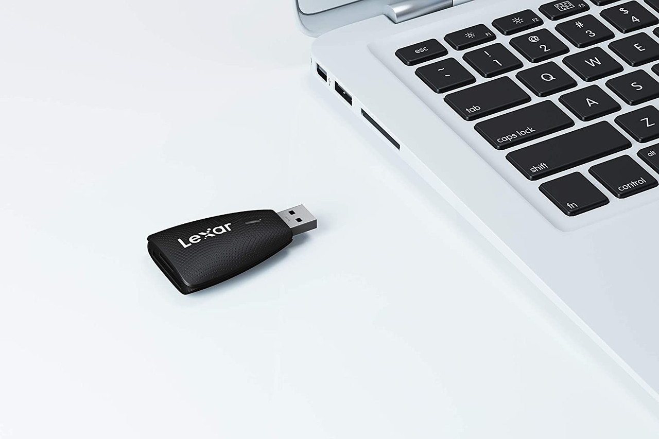 Lexar LRW450UBNA Multi-Card 2-in-1 USB 3.1 Reader, Works with SD and microSD Cards