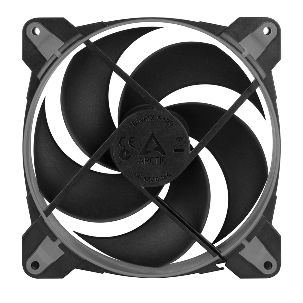 Arctic ACFAN00168A BioniX P120-120 mm Gaming Case Fan PWM Sharing Technology (PST) 200?ô2100 RPM - Grey
