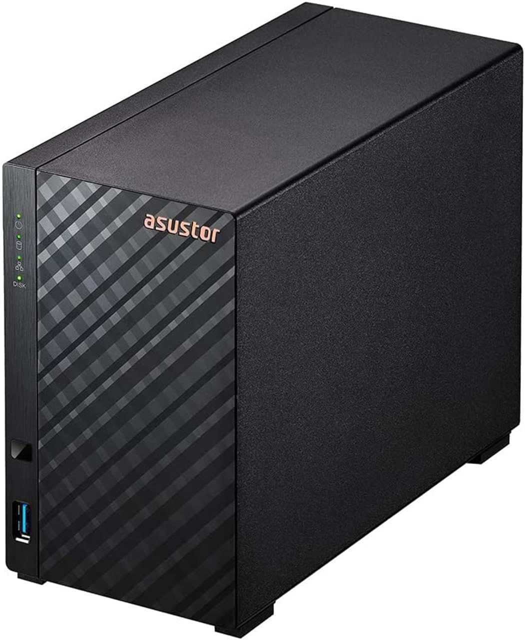 Asustor AS1102T DRIVESTOR 2, Personal 2-Bays NAS, Quad-Core CPU, 2.5GbE Port, 1GB DDR4 RAM, Network Attached Storage (Diskless)